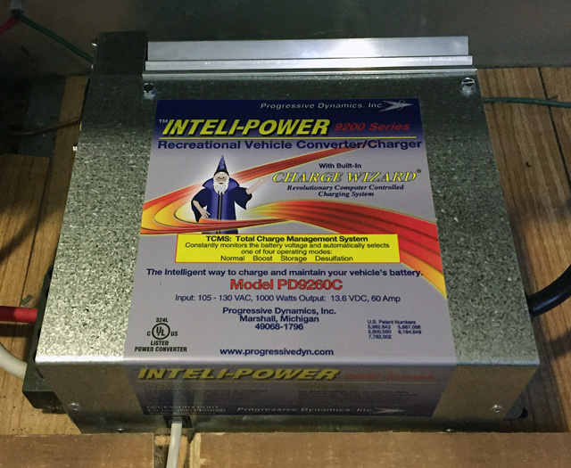 I felt that the expensive AGM batteries needed a state-of-the-art converter.