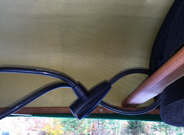 The weak link, so to speak, is the wooden cross-piece. I might add a metal strip for the trip.
